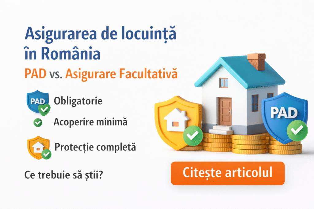 Asigurarea de locuință în România: Ghid complet despre polița PAD și asigurarea facultativă
